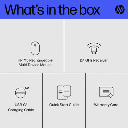 HP Inc. HP 715 RECHBL Mult-Dvc Bluetooth Mouse