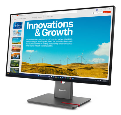 Lenovo Monitor ThinkVision P24QD-40 23,8" IPS QHD 4ms 300cd 1500:1 120Hz Dock DaisyChain HUB Tilt Swivel Lift