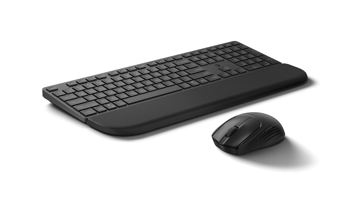 HP Inc. HP Multi-Device Dual-Mode Mouse and Keyboard Combo with Palm Rest 585C EURO