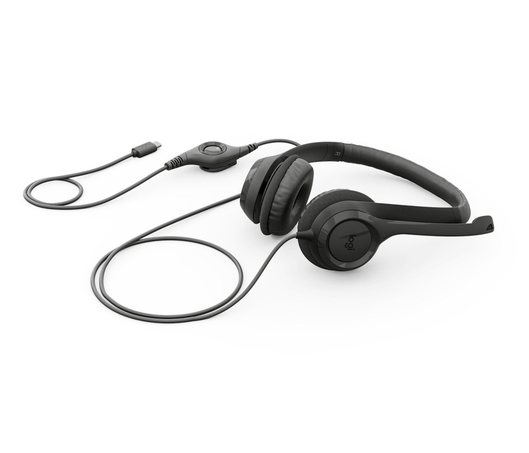Logitech H390 USB-C COMPUTER HEADSET/MIDNIGHT BLACK - EMEA29-953