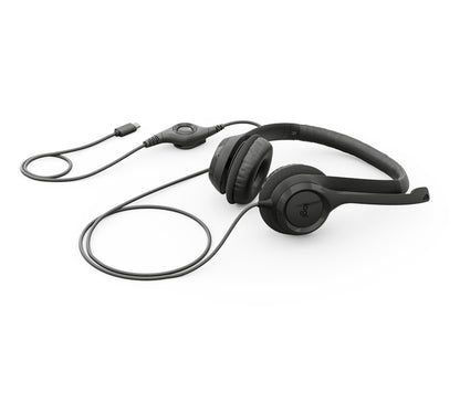 Logitech H390 USB-C COMPUTER HEADSET/MIDNIGHT BLACK - EMEA29-953
