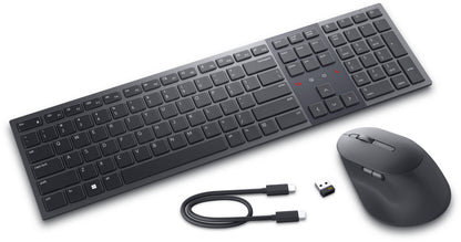 Dell Pro Premium Collaboration Keyboard and Mouse - KM900 - US International (QWERTY)