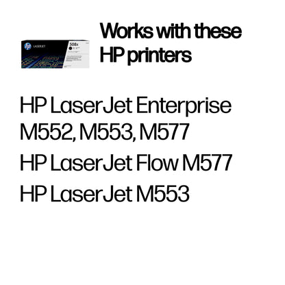 HP Inc. TONER CARTRIDGE 508X Black/.