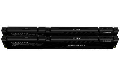 Kingston 16GB DDR5 6000MT/S CL30 DIMM/KIT OF 2 FURY BEAST Black EXPO