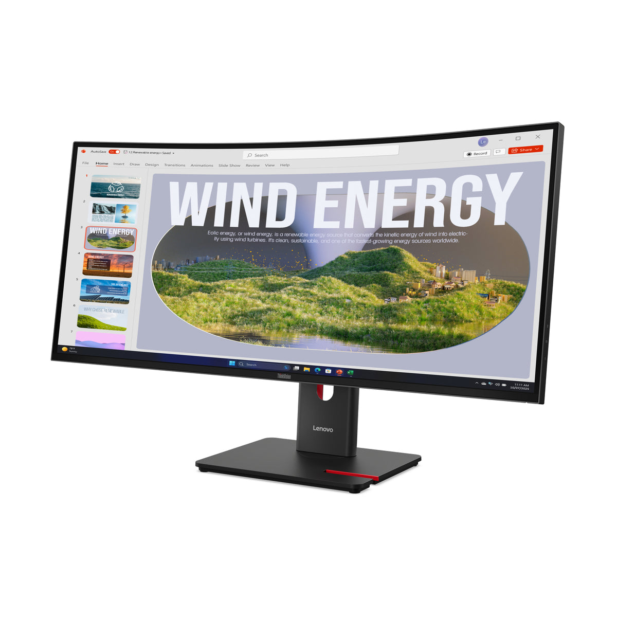 Lenovo Monitor ThinkVision T34WD-40 34" IPS WQHD AG 4ms 350cd 3000:1 120Hz MC60 Camera Dock Tilt Swivel Lift