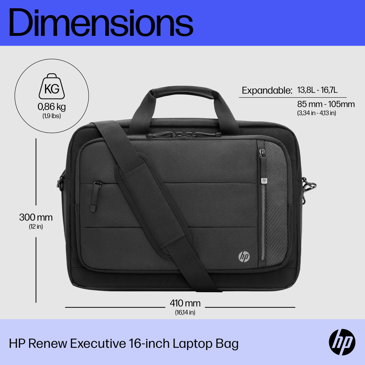 HP Inc. HP Rnw Exec 16 Laptop Bag
