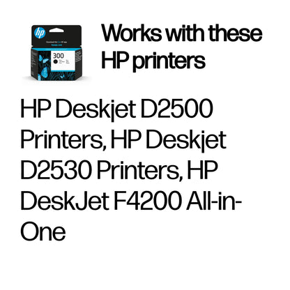 HP Inc. INK CARTRIDGE NO 300 Black/DE / FR / NL / BE / UK / SE