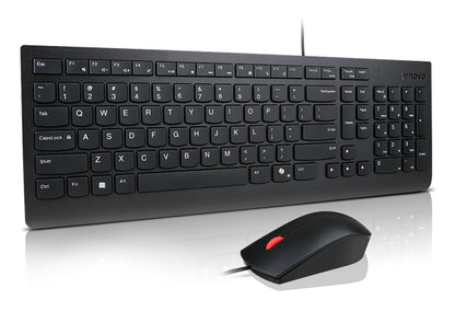 Lenovo Accessories Przewodowa Klawiatura i mysz Essential Wired Keyboard and Mouse Combo AI US English