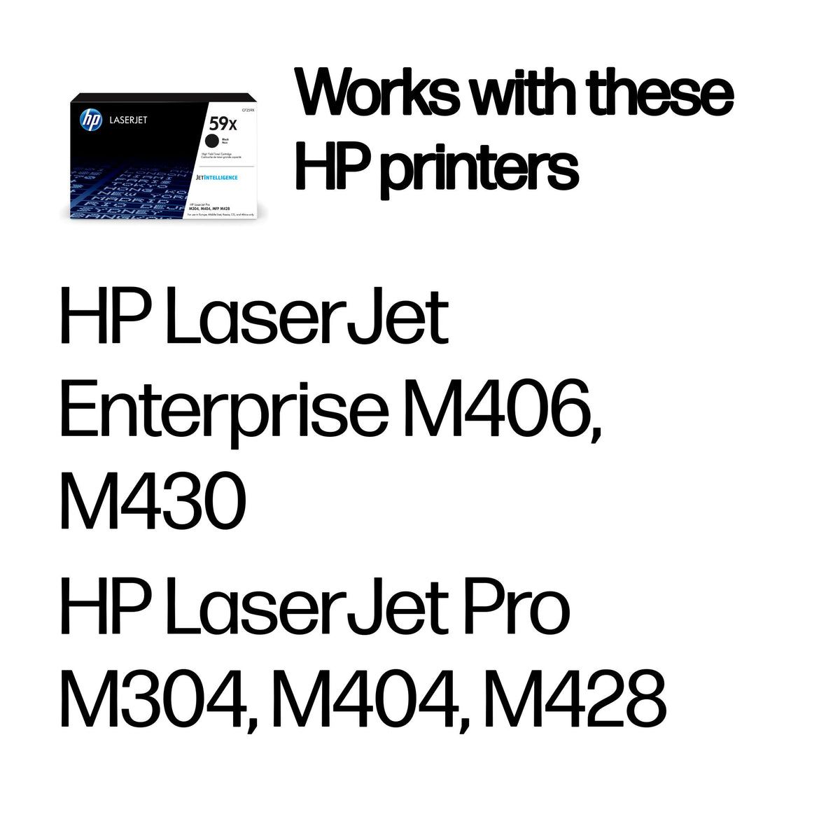 HP Inc. TONER CARTRIDGE 59X Black/.
