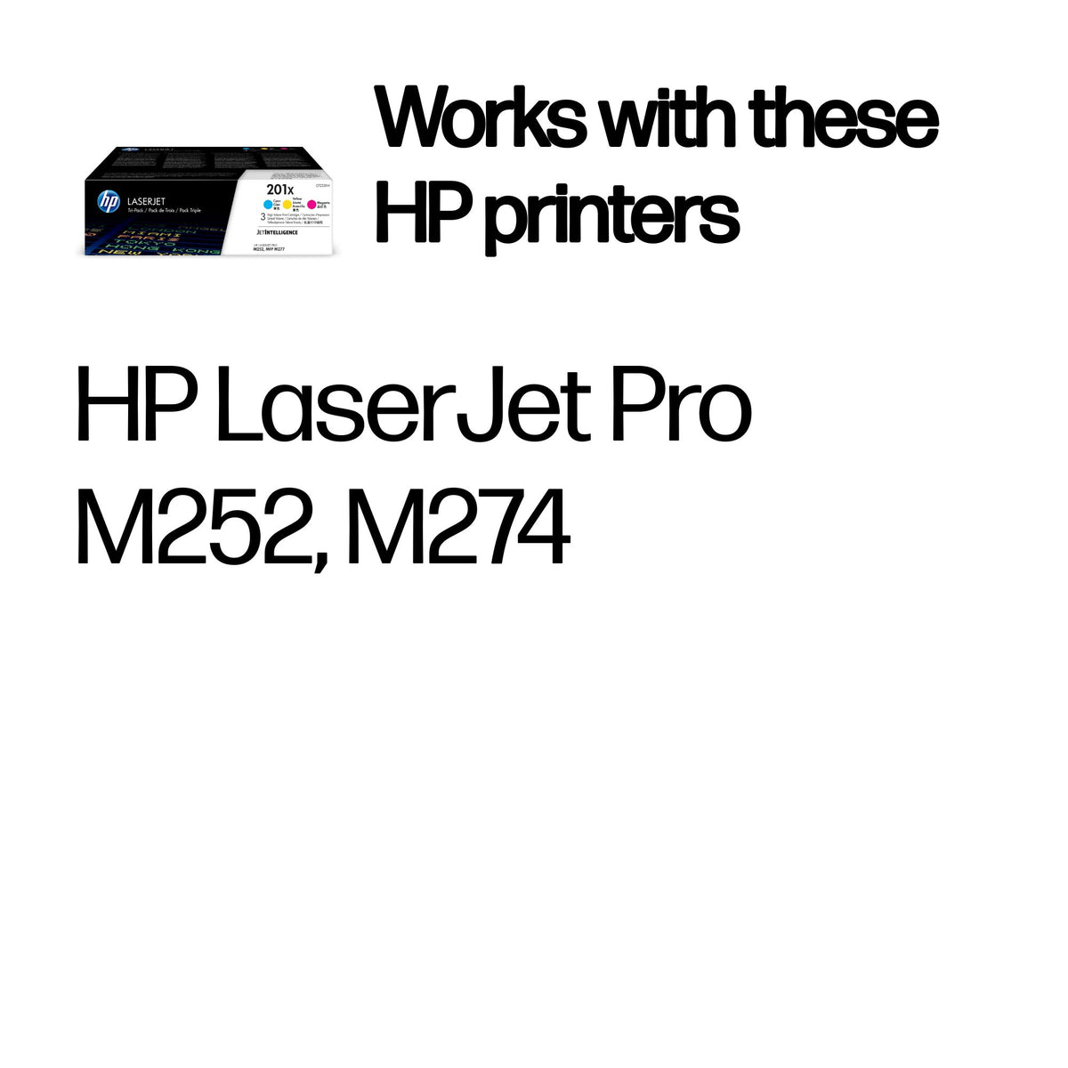 HP Inc. TONER CARTRIDGE 201X C/Y/M/TRIPLE PACK