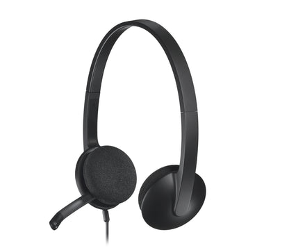 Logitech USB HEADSET H340/BLACK ULTRA LIGHT