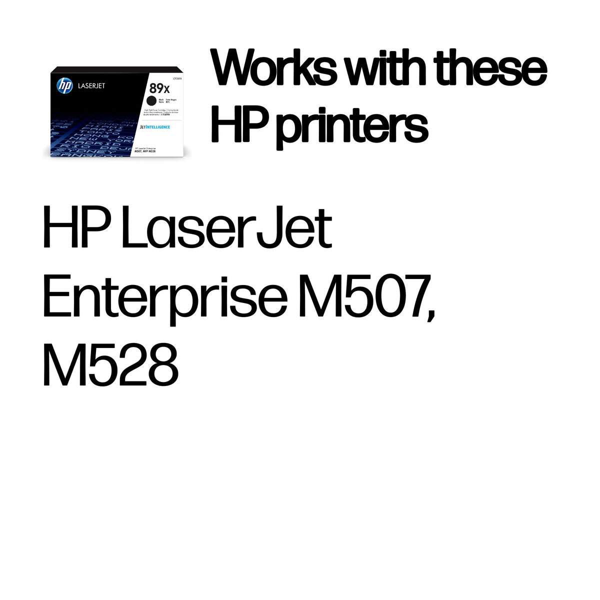 HP Inc. HP 89X Black LASERJET TONER/CARTRIDGE