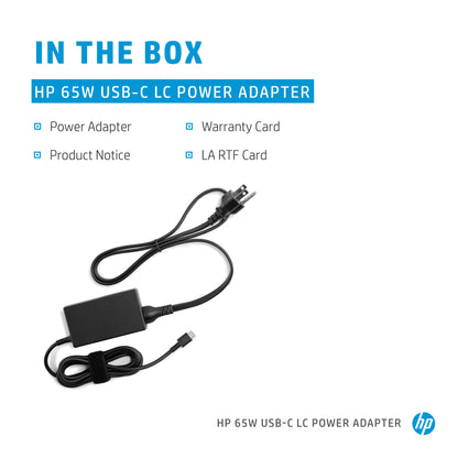 HP Inc. HP 65W USB-C LC Power Adapter