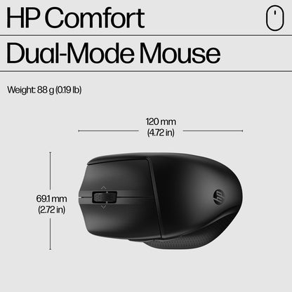 HP Inc. HP 685 COMFORT DUAL-MODE MOUSE/EMEA-INTL ENGLISH LOC-EURO PLUG