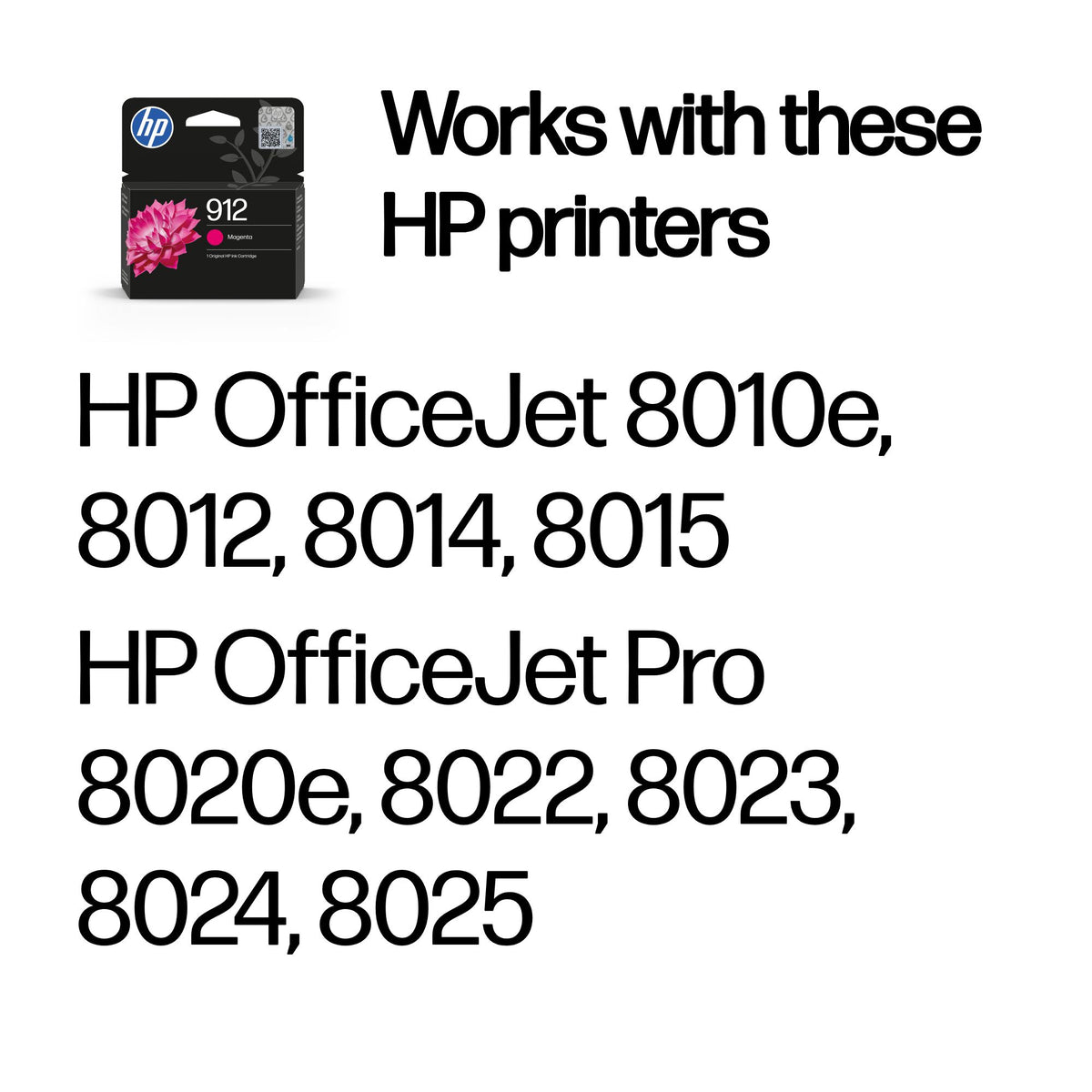 HP Inc. HP 912 MAGENTA ORIGINAL INK/CARTRIDGE