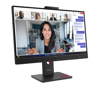 Lenovo Monitor ThinkVision T24-4v 24" IPS FHD AG 4ms 250cd 1500:1 120Hz HUB Camera Speakers Mic Tilt Swivel Lift Pivot