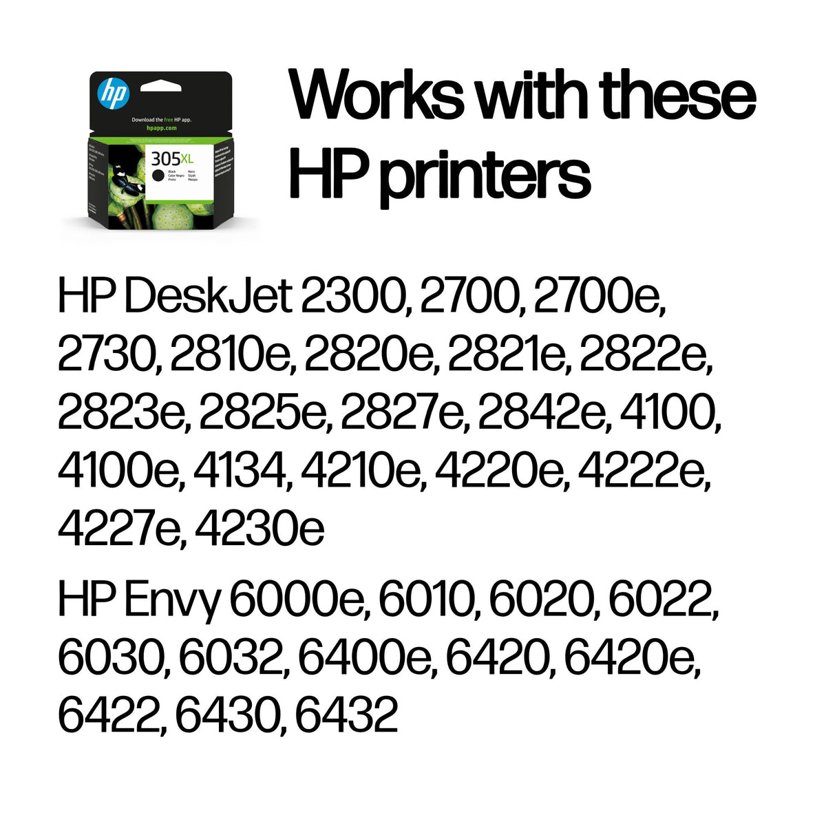 HP Inc. HP 305XL HIGH YIELD Black/EN/RU/FR/PL/CZ/HU INK CARTRIDGE