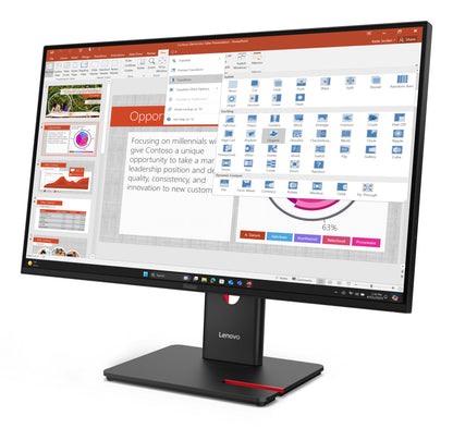 Lenovo Monitor ThinkVision T27-40 27" IPS FHD AG 4ms 300cd 1500:1 120Hz HUB Tilt Swivel Lift Pivot