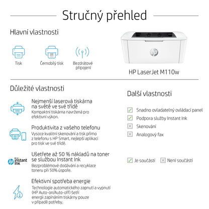 HP Inc. HP LaserJet M110w Printer