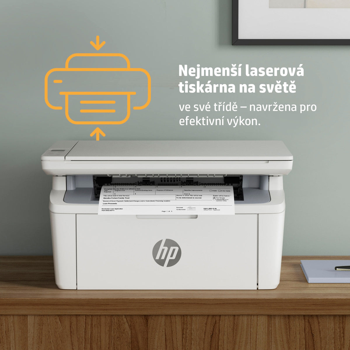 HP Inc. HP LaserJet MFP M140w Printer