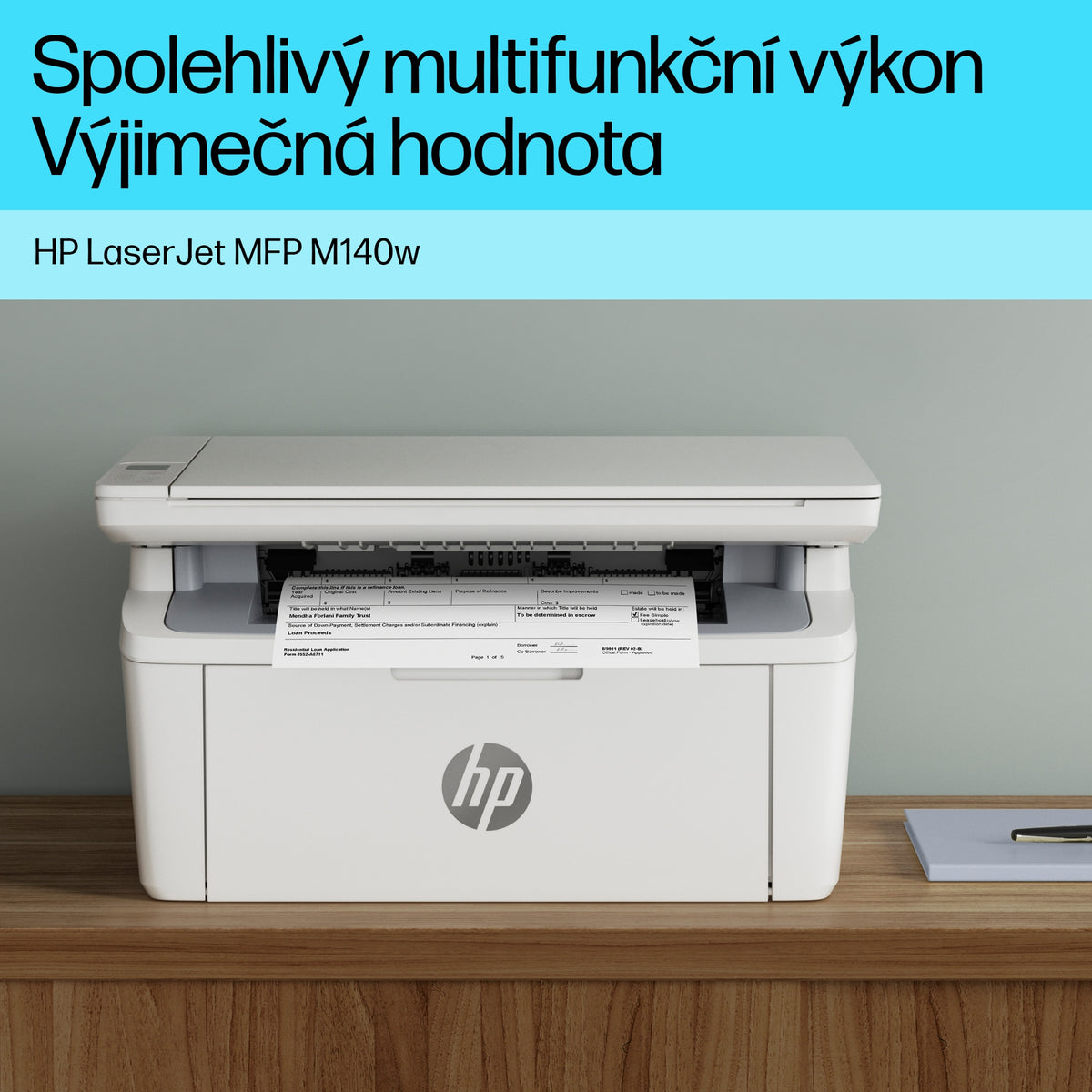 HP Inc. HP LaserJet MFP M140w Printer