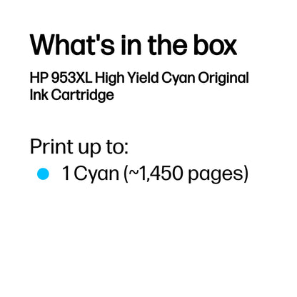 HP Inc. INK CARTRIDGE NO 953XL CYAN/ES