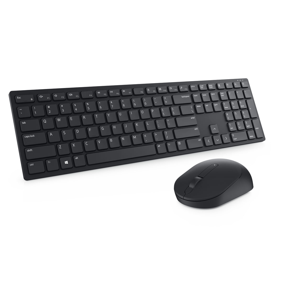 Dell Pro Keyboard and Mouse - KM5221W - US International (QWERTY) - Black - (RTL BOX)