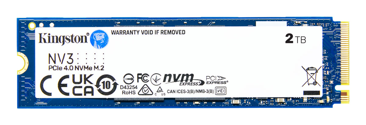 Kingston 2000G NV3 M.2 2280 NVME SSD/PCIE 4.0 NVME SSD