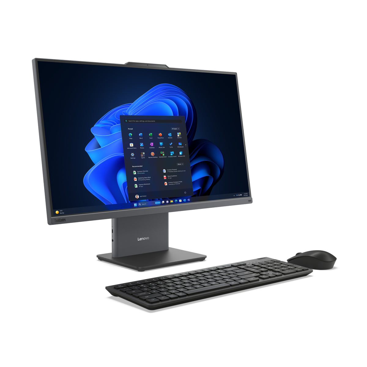 Lenovo ThinkCentre neo 50a 27 G6 AiO 27" FHD Ultra 7 256V 16GB 512GB WiFi 6 BT 5MP Wireless Charger W11P 3Y Onsite