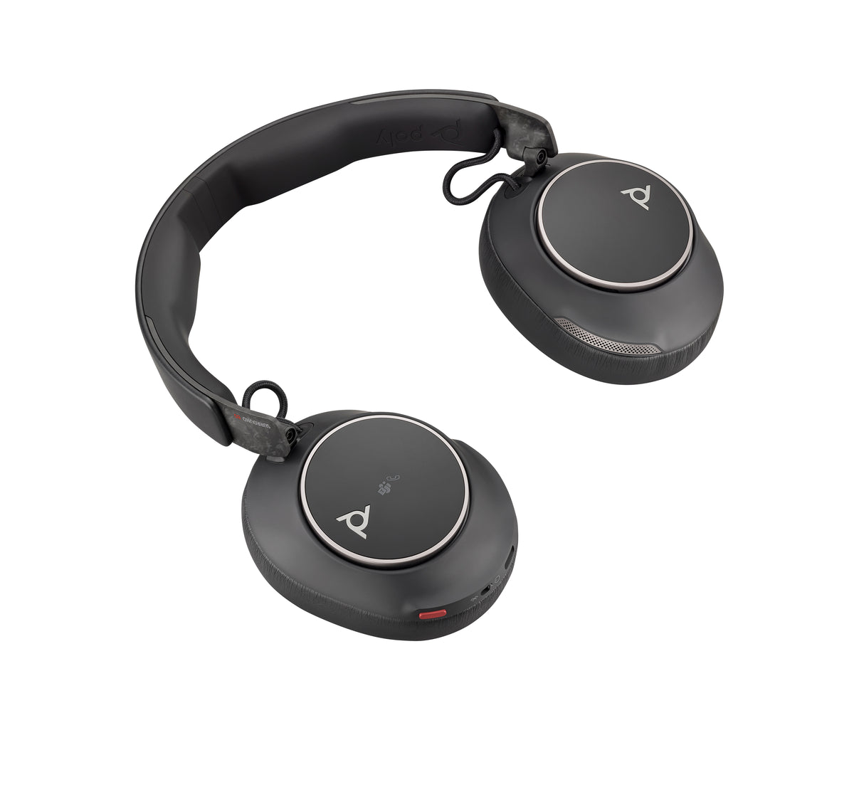 HP Inc. Poly Voyager Surround 80 UC Microsoft Teams Certified USB-C Headset +USB-C/A Adapter
