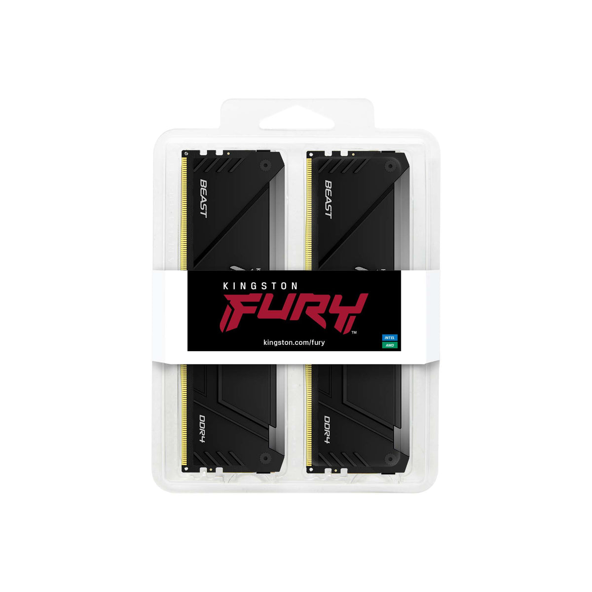 Kingston 32GB DDR4-3200MT/S CL16/DIMM (KIT OF 2) 1GX8 BEAST RGB