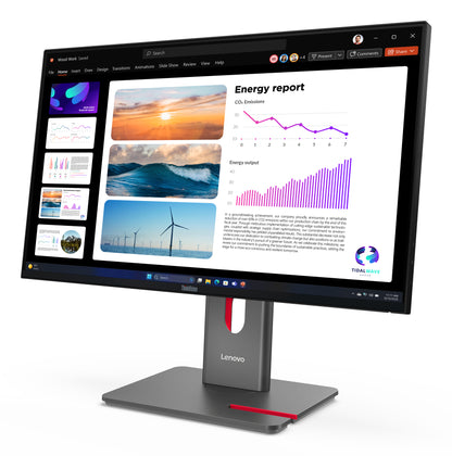 Lenovo Monitor ThinkVision P24Q-40 23,8" IPS QHD AG 4ms 300cd 1500:1 120Hz HUB Tilt Swivel Lift Pivot 3Y