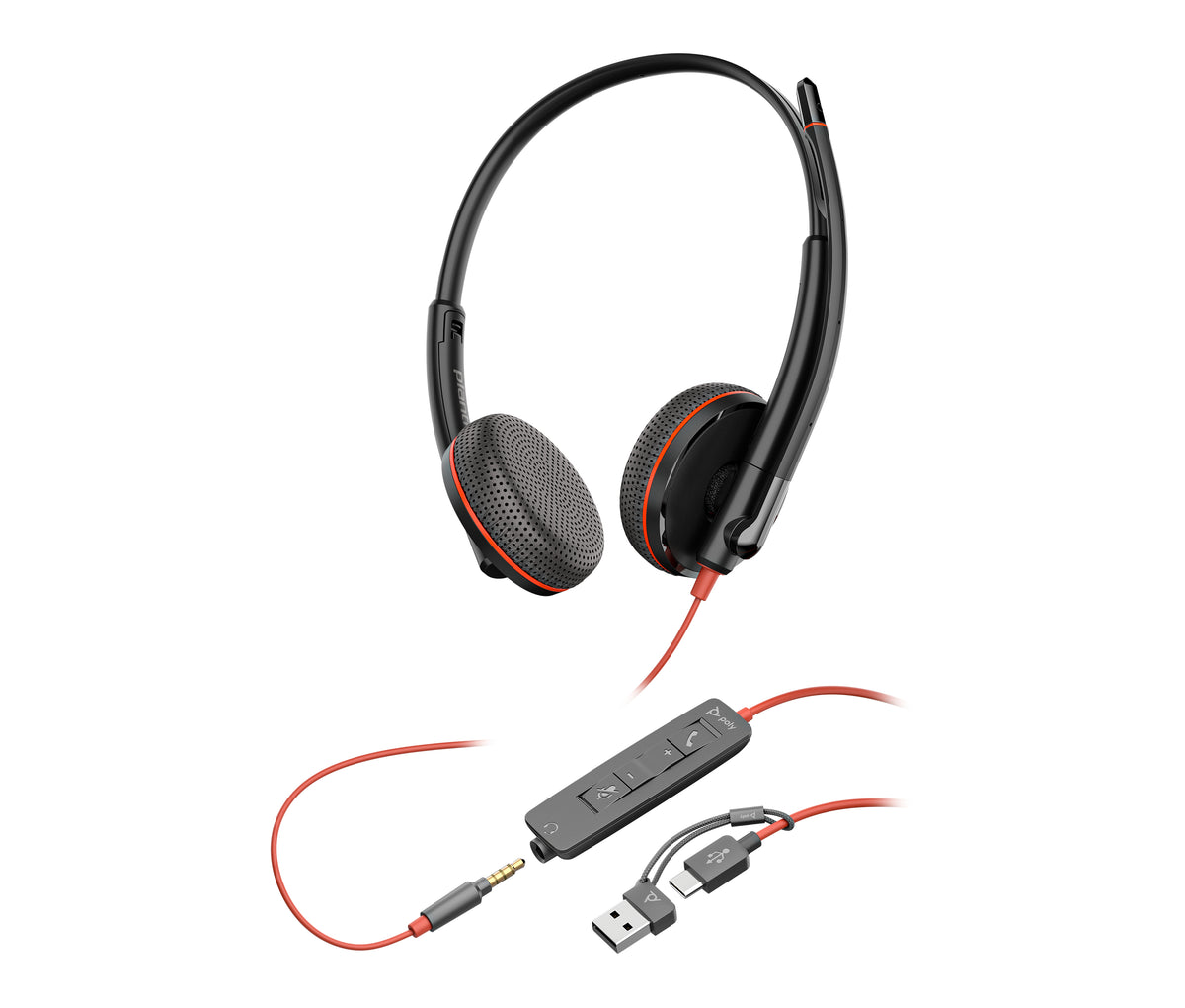 HP Inc. Poly Blackwire C3225 Top