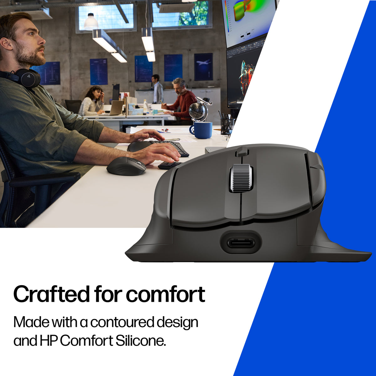 HP Inc. HP Ultra-Fast Scroll Wireless Mouse 785M EURO