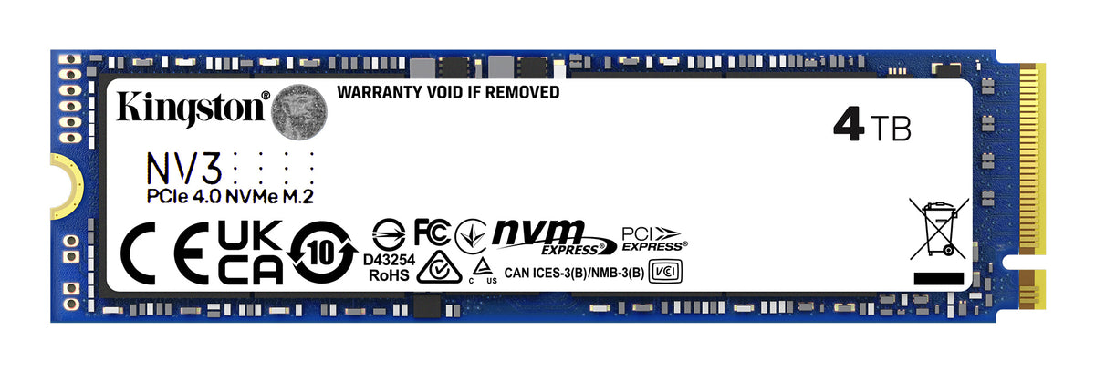 Kingston 4000G NV3 M.2 2280 NVME SSD/PCIE 4.0 NVME SSD