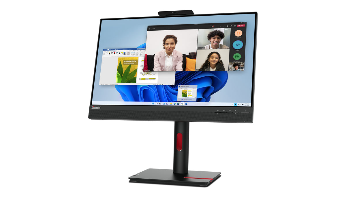 Lenovo Monitor ThinkVision TIO24 G5 23,8" IPS FHD AG 4ms 250cd 1000:1 60Hz HUB Speakers Camera Tilt Swivel Lift Pivot