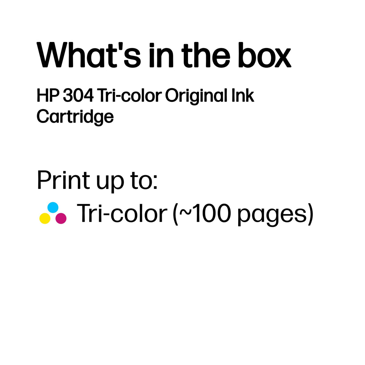HP Inc. HP 304 TRI-COLOR ORIGINAL INK/EN/PL/HU/CZ/SL CARTRIDGE