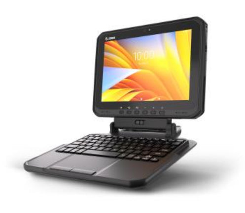 Zebra EVM ET6x 2-in-1 Attachable Rugged 78 Keys Keyboard with Multi-Color Dimmable Backlight. UK English