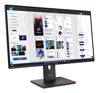 Lenovo Monitor ThinkVision T32UD-40 31,5" IPS 4K UHD 4ms 350cd 1500:1 60Hz Dock HUB Tilt Swivel Lift Pivot