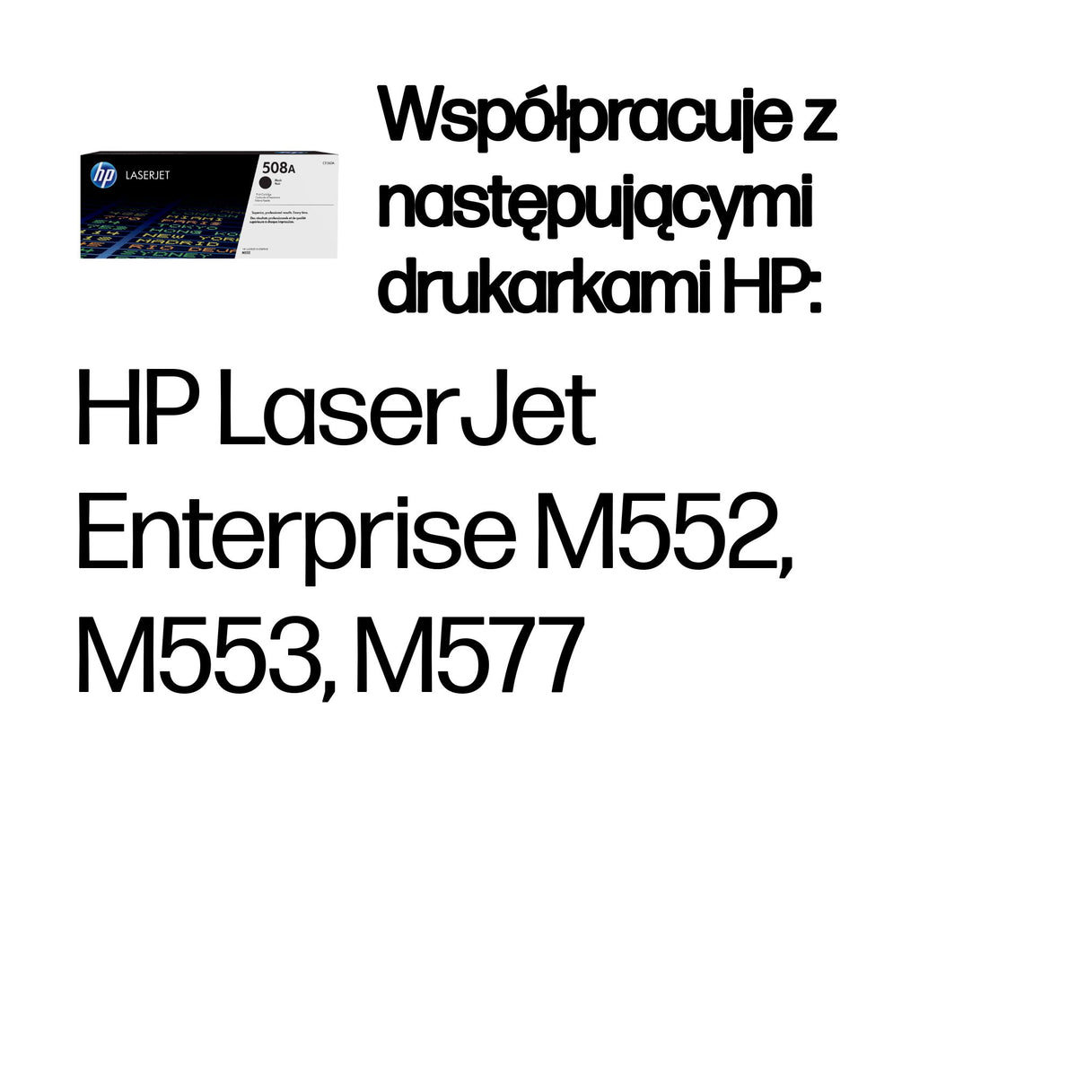 HP Inc. TONER CARTRIDGE 508A Black/.