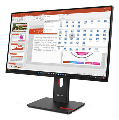 Lenovo Monitor ThinkVision T27-40 27" IPS FHD AG 4ms 300cd 1500:1 120Hz HUB Tilt Swivel Lift Pivot