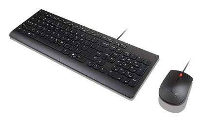 Lenovo Accessories Przewodowa Klawiatura i mysz Essential Wired Keyboard and Mouse Combo AI US English