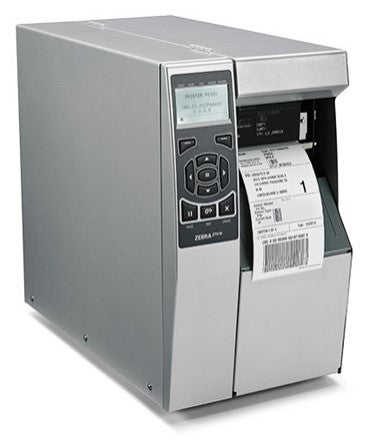Zebra TT Printer ZT510; 4", 203 dpi, Euro and UK cord, Serial, USB, Gigabit Ethernet, Bluetooth LE, Rewind, Mono, ZPL