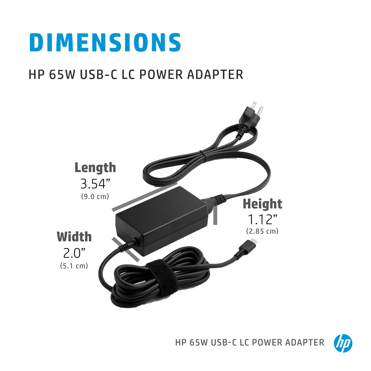 HP Inc. HP 65W USB-C LC Power Adapter