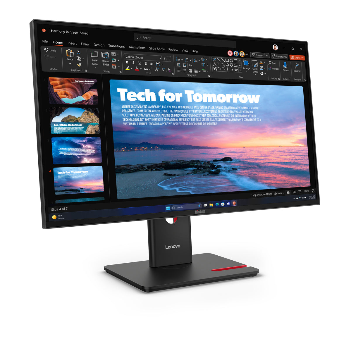 Lenovo Monitor ThinkVision T27QD-40 27" IPS QHD AG 4ms 350cd 1500:1 120Hz Dock DaisyChain HUB MC60 Camera Tilt Swivel Lift Pivot