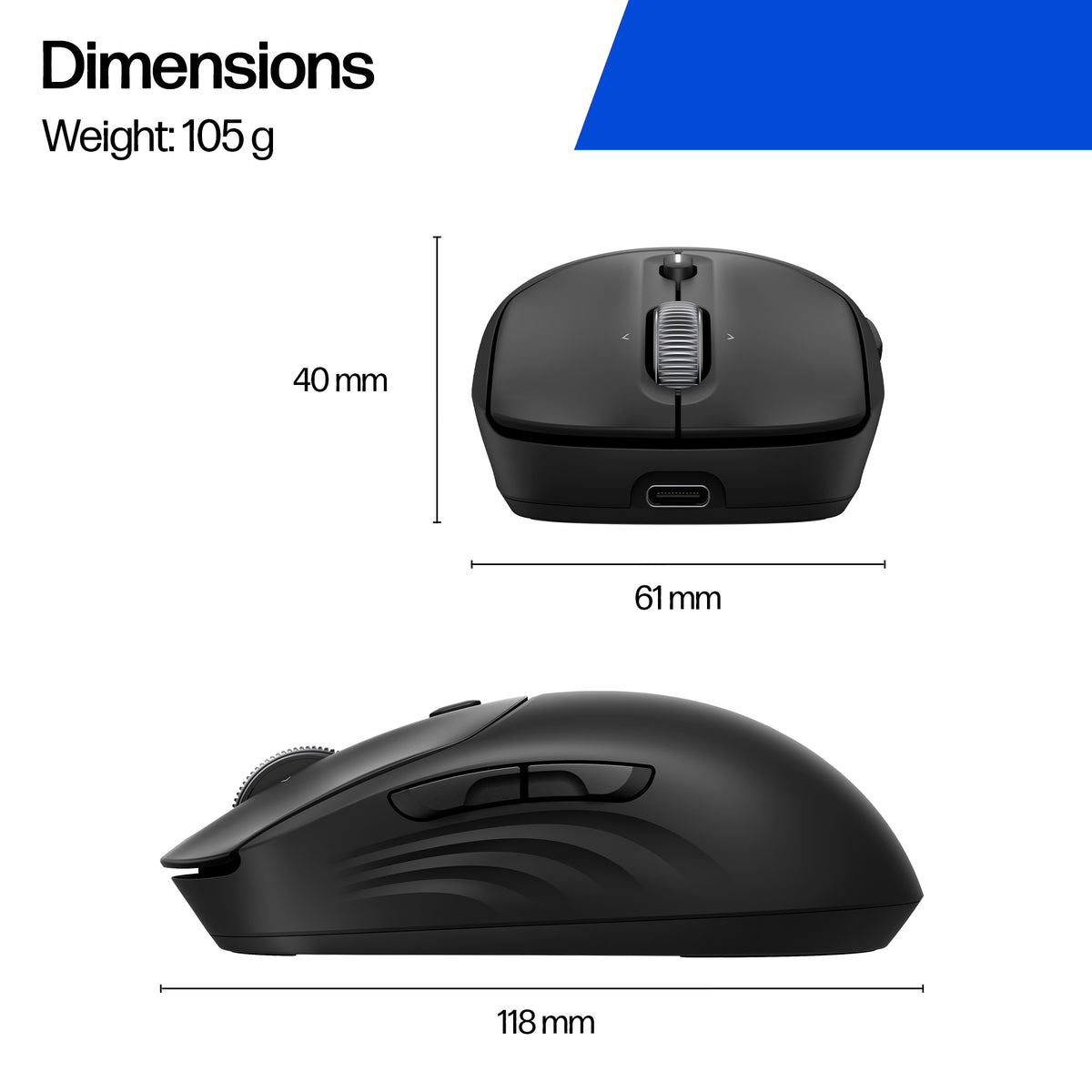 HP Inc. HP 705 Rechargeable Wireless Mouse
