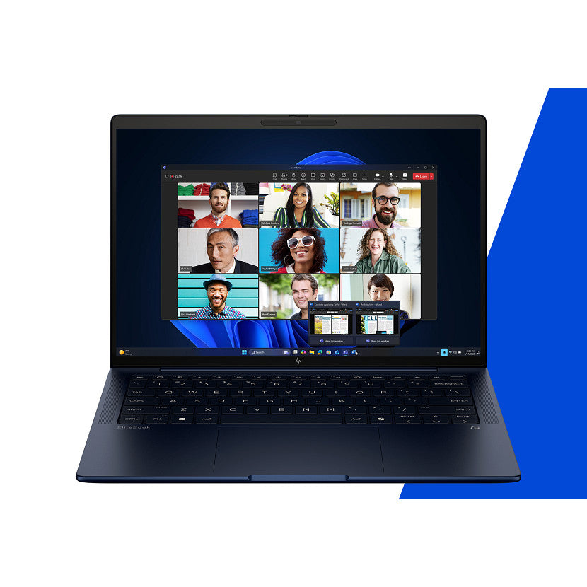 HP Inc. HP EliteBook X G1i 14 AG 2.5K 120Hz 400n LBL 5M+IR AI U7 258V 32GB 1TB Win11P 3/3/3 Blue Magn