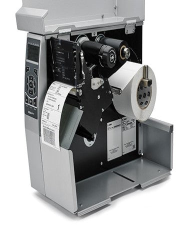 Zebra TT Printer ZT510; 4", 203 dpi, Euro and UK cord, Serial, USB, Gigabit Ethernet, Bluetooth LE, Rewind, Mono, ZPL