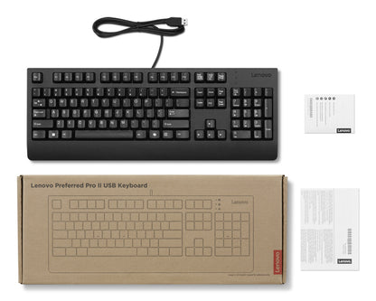 Lenovo Accessories Klawiatura Preferred Pro II USB AI - U.S. English Keyboard