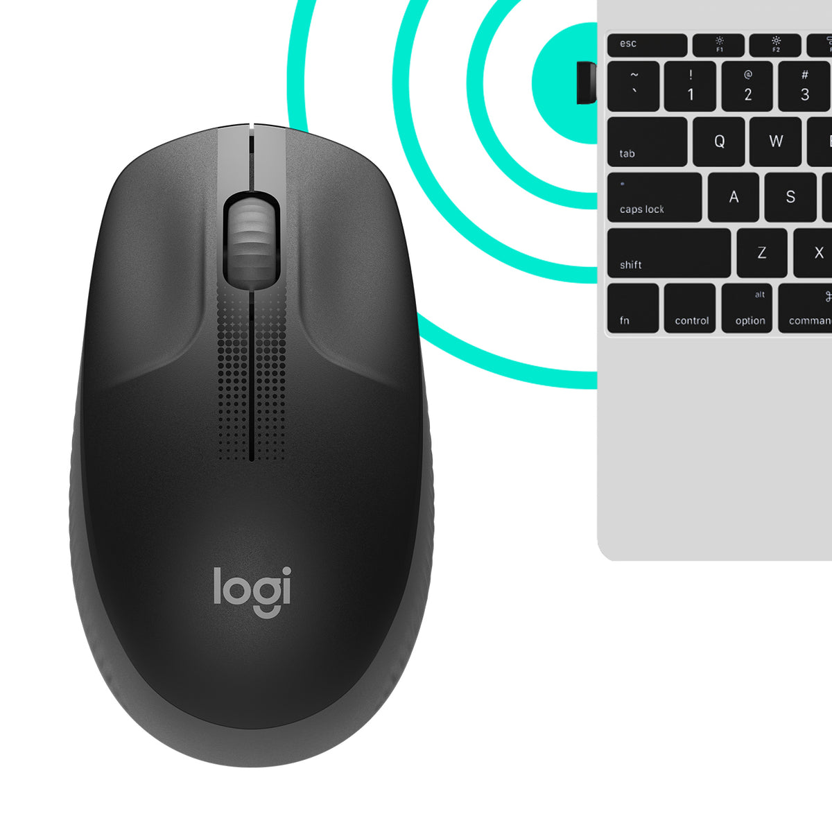 Logitech M190 FULL-SIZE WIRELESS MOUSE/CHARCOAL EMEA